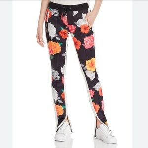 Pam & Gela Fresh‎ Cut Cigarette Floral Track Pants Size P or Small